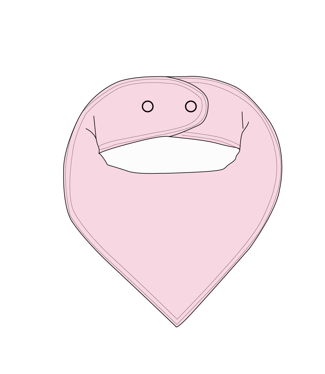 Ballet Blush - Bandana Bib Blush Lotus