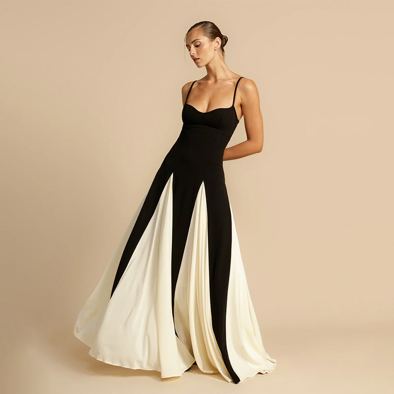 Color Contrast Sling Dress Grayceful LLC