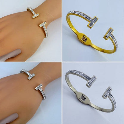 Stainless Steel Spring Open Cuff Bracelet Shop Style & More | Fresh Looks, Everyday Deals & Free Shipping