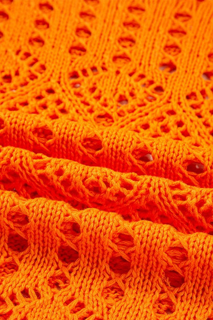 Solid Open Crochet Scallop Edge Sweater Shop Style & More | Fresh Looks, Everyday Deals & Free Shipping