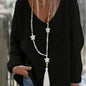 Cozy V-neck Long Sleeve Casual Sweater