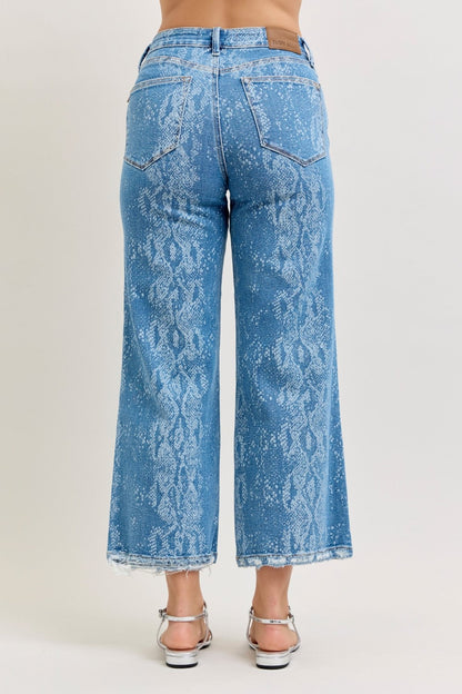 Judy Blue High Rise Ankle Wide Leg Jeans New Era Fashion LLc