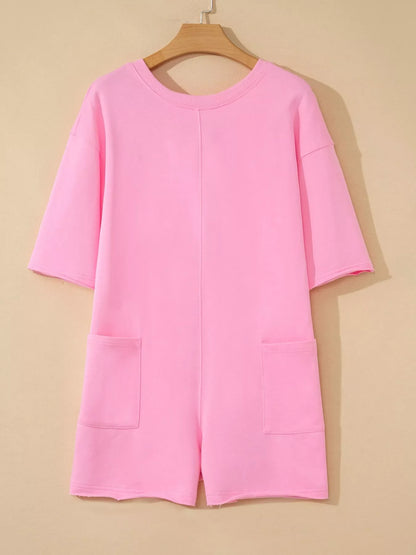 Casual Loose Half Sleeve Romper New Era Fashion LLc