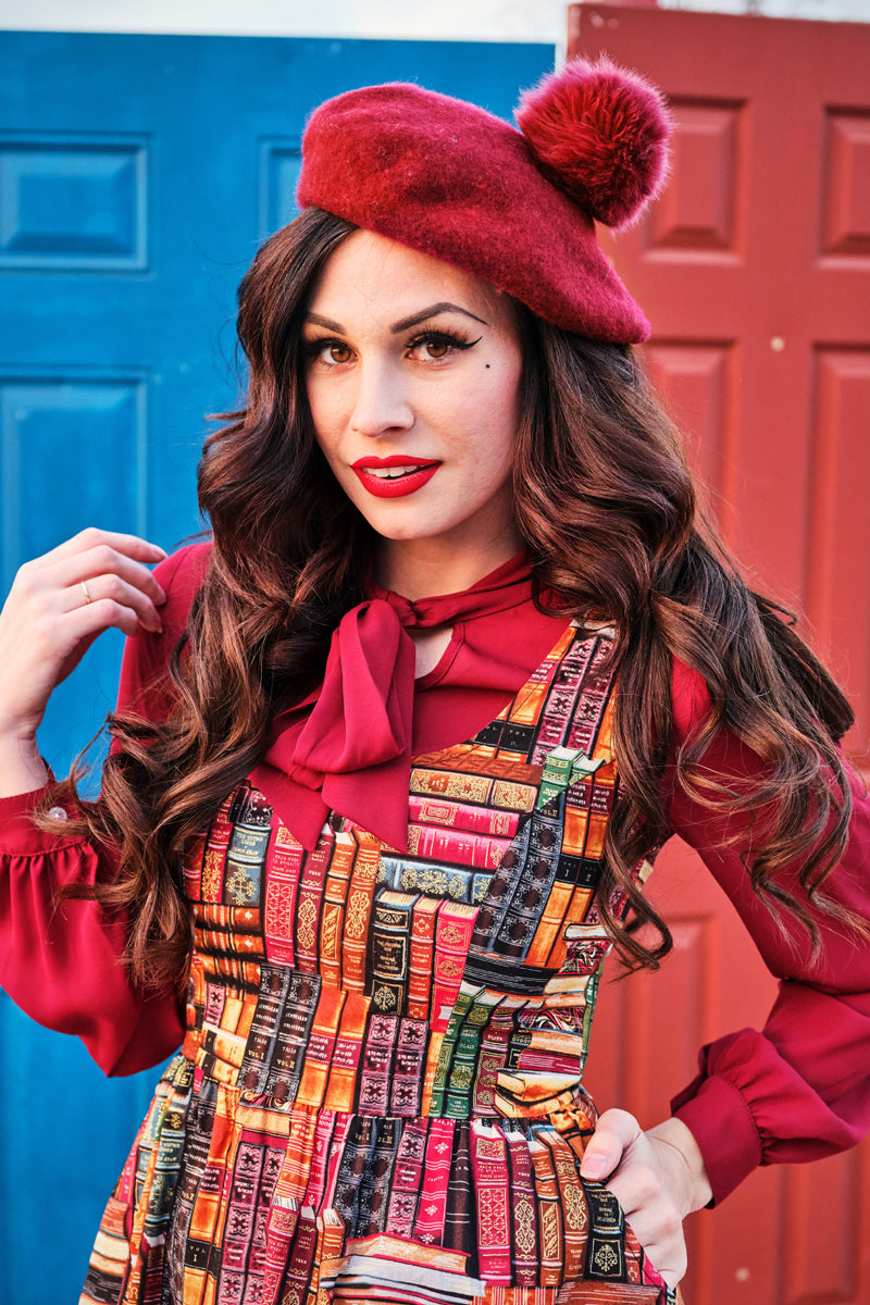 Don't Judge a Book by its Cover Fit & Flare Dress Retrolicious