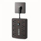 14-in-1 Power Strip With 4 USB Outlets, 2 Type-C Outlet and 8 AC Socket Outlets