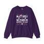 Most Likely To Fart On Santa's Lap Crewneck Sweatshirt The Devil's Pickle