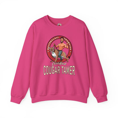Certified Cougar Tamer Crewneck Sweatshirt The Devil's Pickle