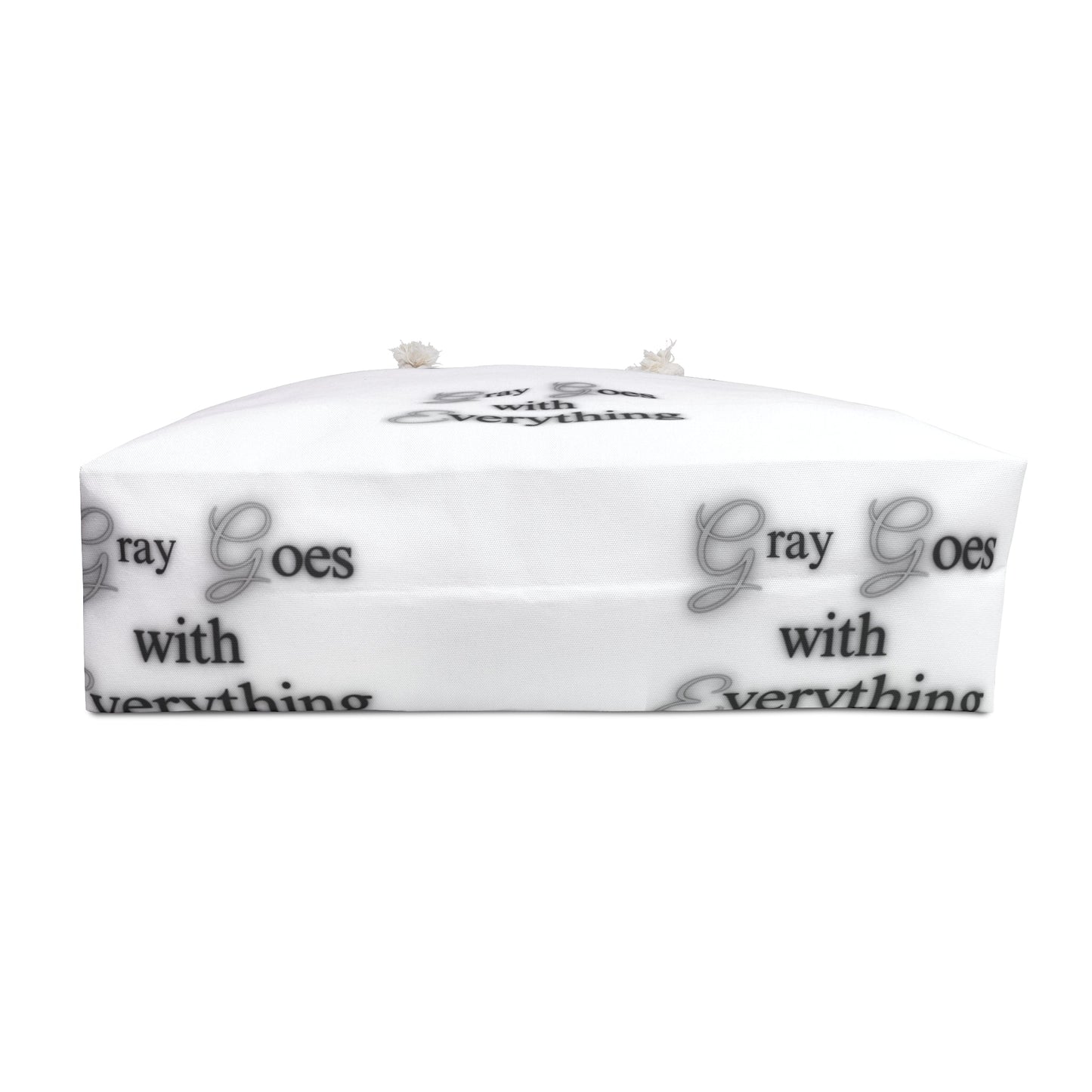 "Gray goes with everything" Weekender Bag Grayceful LLC