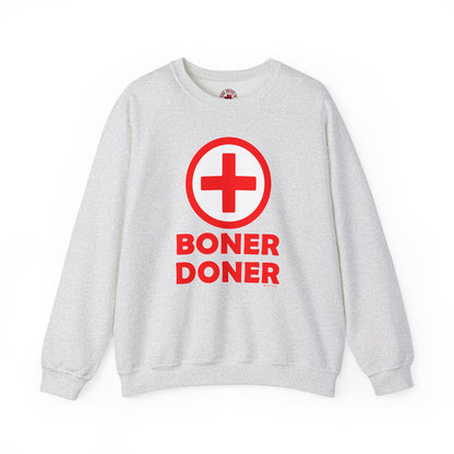 Boner Doner Crewneck Sweatshirt The Devil's Pickle
