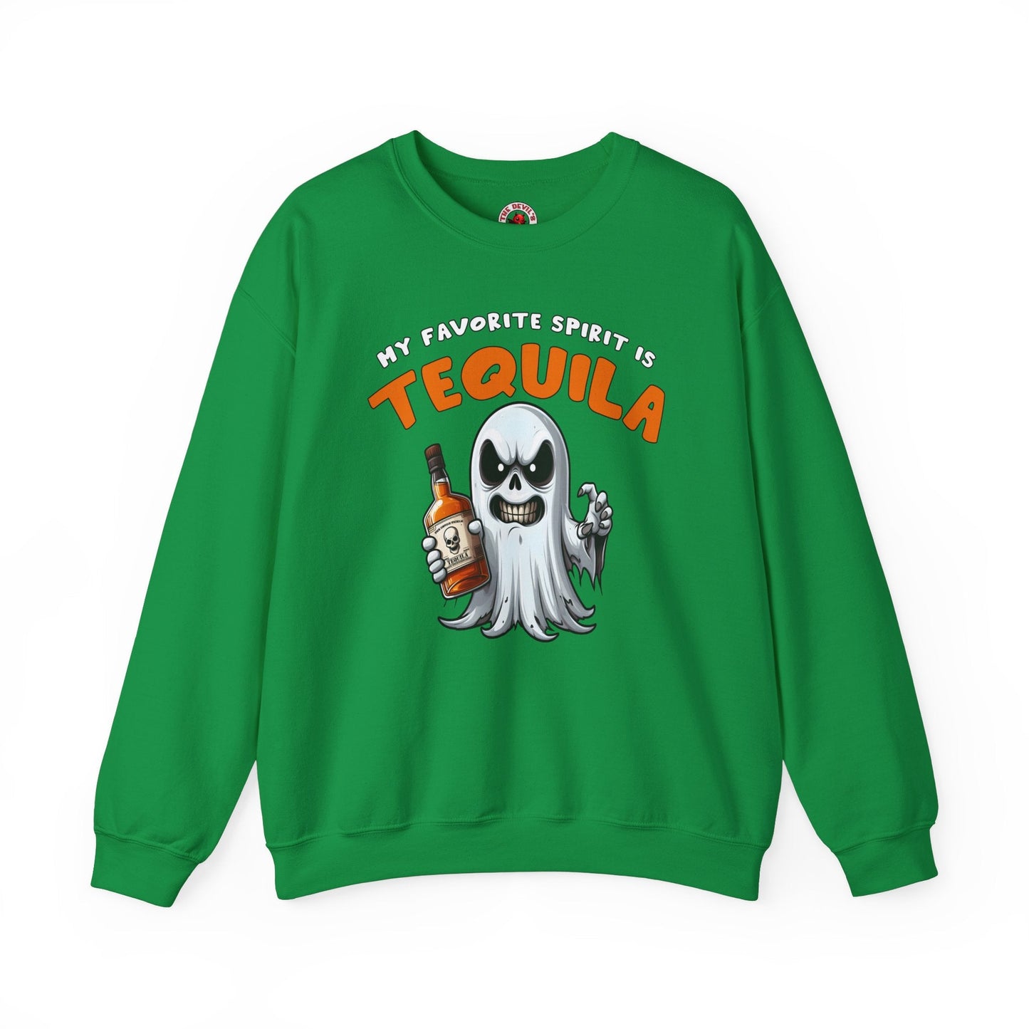 My Favorite Spirit Is Tequila Crewneck Sweatshirt The Devil's Pickle