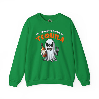 My Favorite Spirit Is Tequila Crewneck Sweatshirt The Devil's Pickle