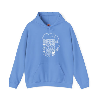 Beer Mug Of Words Hooded Sweatshirt The Devil's Pickle