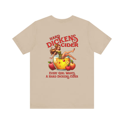 Hard Dickens Cider Front/Back T-Shirt The Devil's Pickle