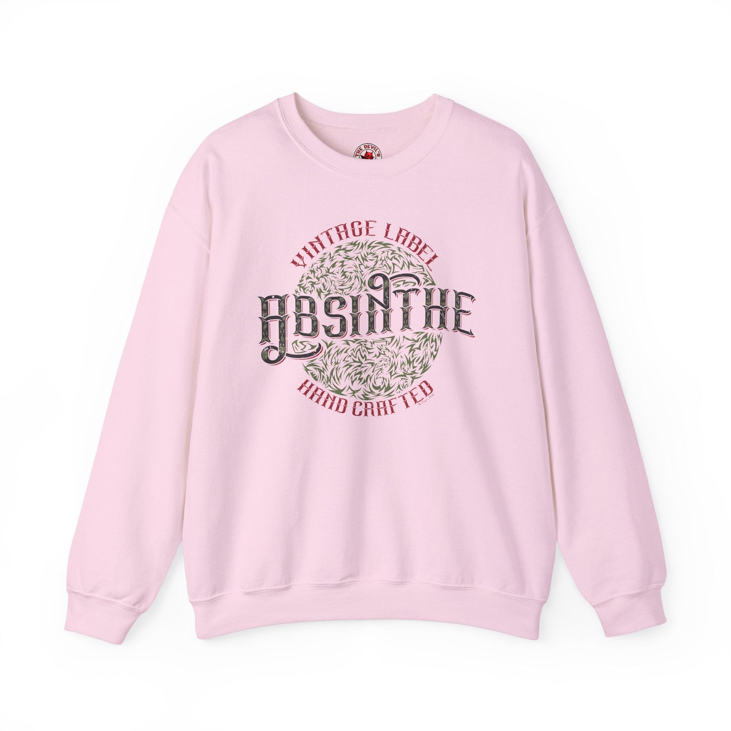 Vintage Label Absinthe Crewneck Sweatshirt The Devil's Pickle