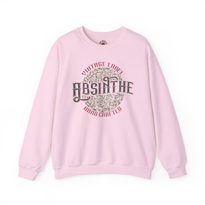 Vintage Label Absinthe Crewneck Sweatshirt The Devil's Pickle