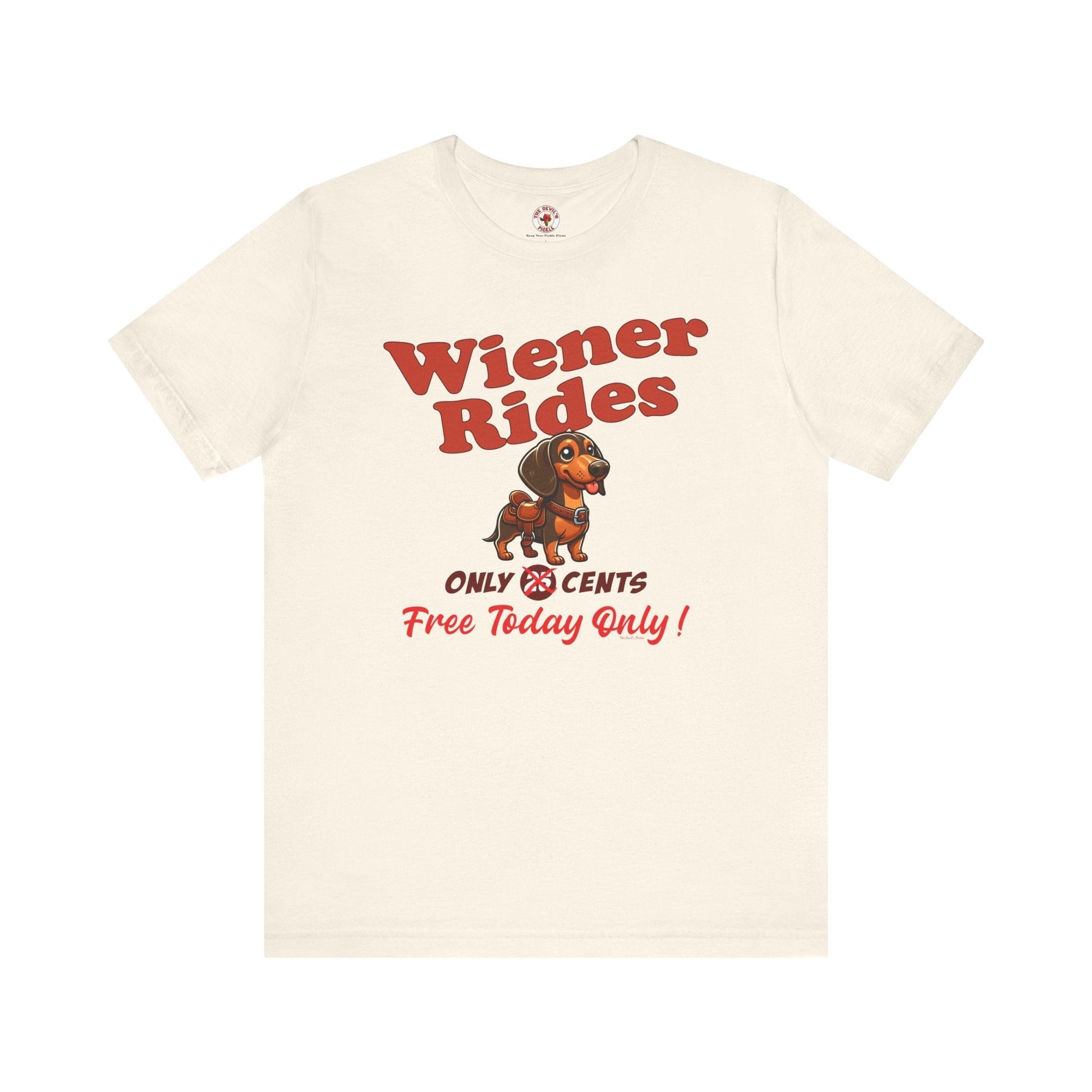 Free Wiener Rides T-Shirt The Devil's Pickle