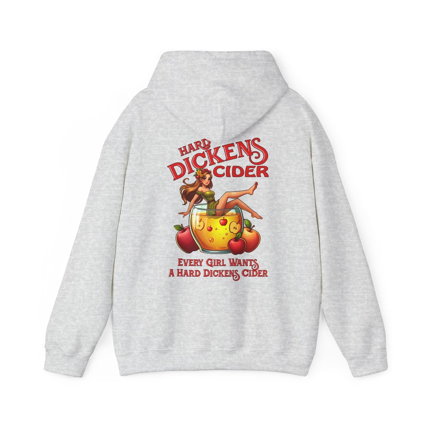 Hard Dickens Cider Front/Back Hooded Sweatshirt The Devil's Pickle