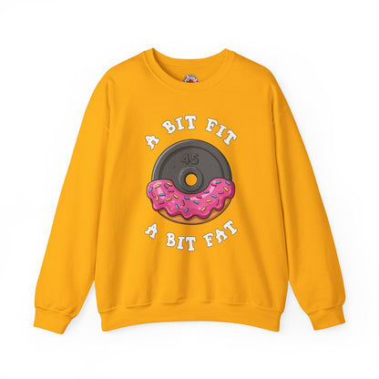 A Bit Fit, A Bit Fat Crewneck Sweatshirt The Devil's Pickle