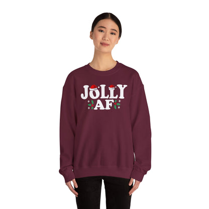 Jolly AF Crewneck Sweatshirt The Devil's Pickle