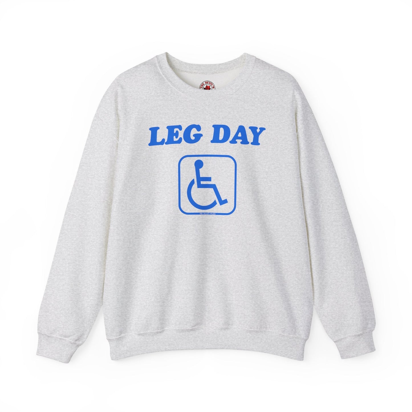 Leg Day Handicap Crewneck Sweatshirt The Devil's Pickle