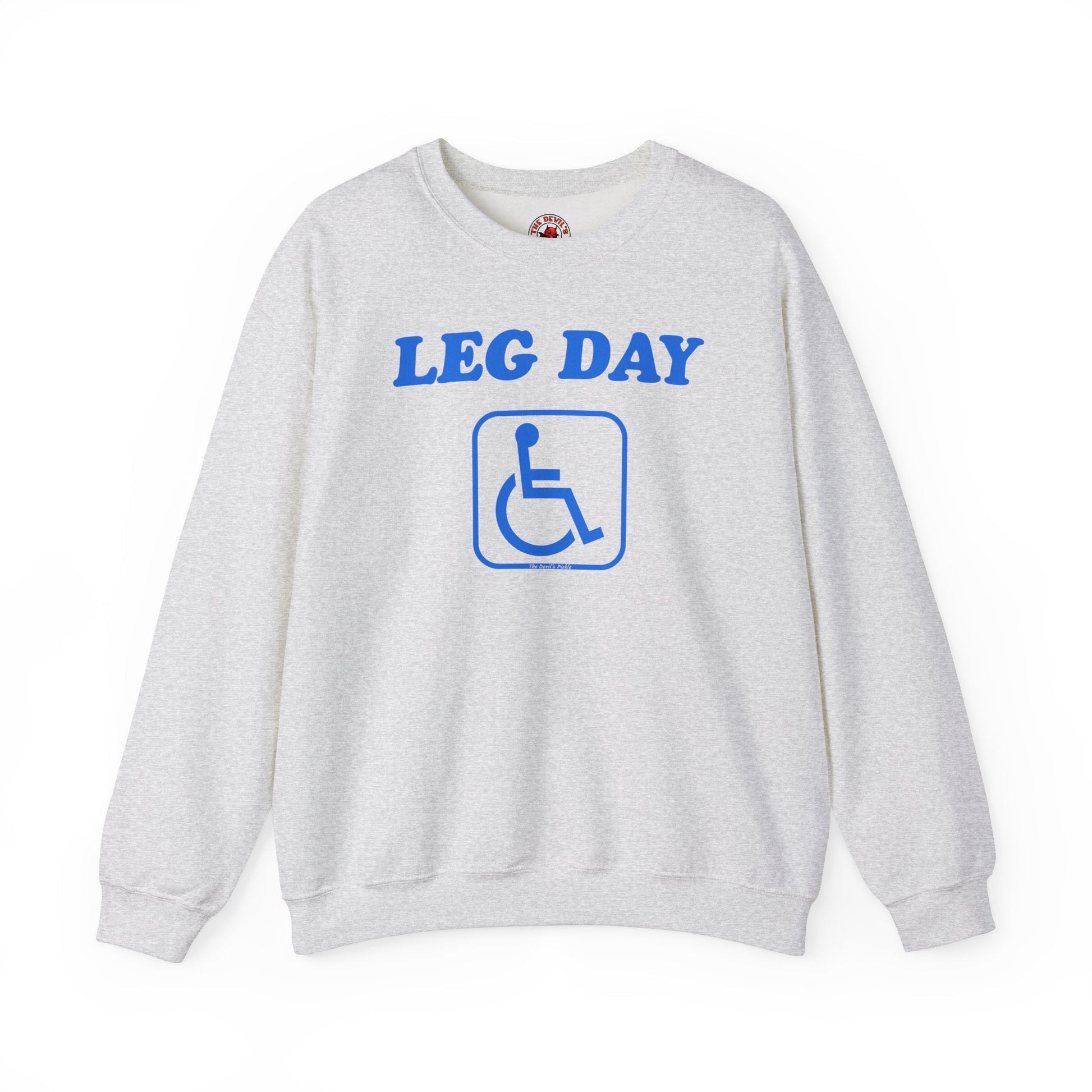 Leg Day Handicap Crewneck Sweatshirt The Devil's Pickle