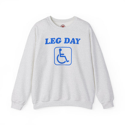 Leg Day Handicap Crewneck Sweatshirt The Devil's Pickle