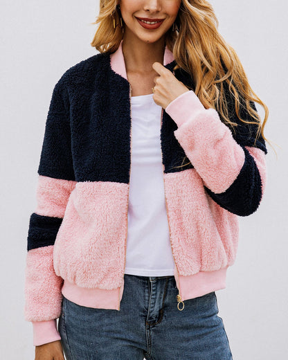 Spliced pocket fur hoodie See size chart under “more details” The Fashion Celestial
