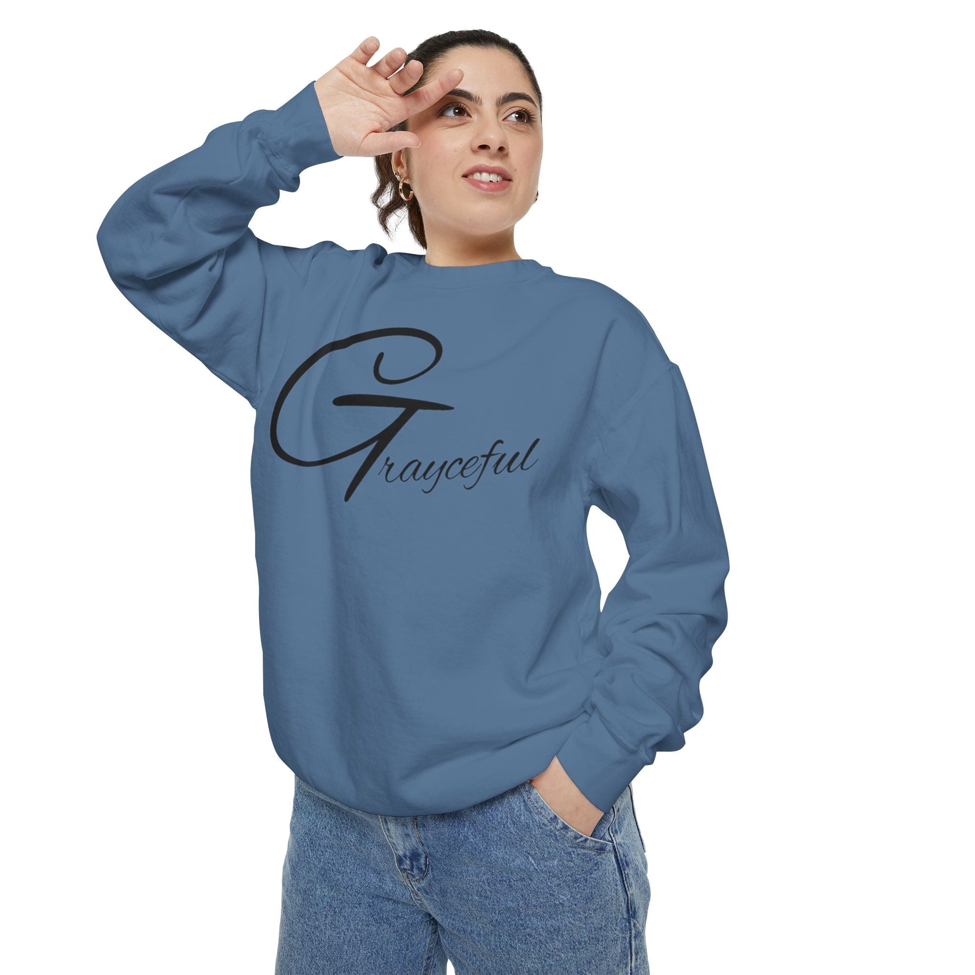 Unisex Garment-Dyed Sweatshirt Grayceful LLC