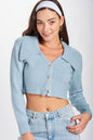 WIDE COLLAR CROPPED CARDIGAN Shop Style & More | Fresh Looks, Everyday Deals & Free Shipping