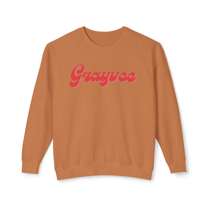 Unisex Lightweight Crewneck Sweatshirt "Grayvee" Grayceful LLC