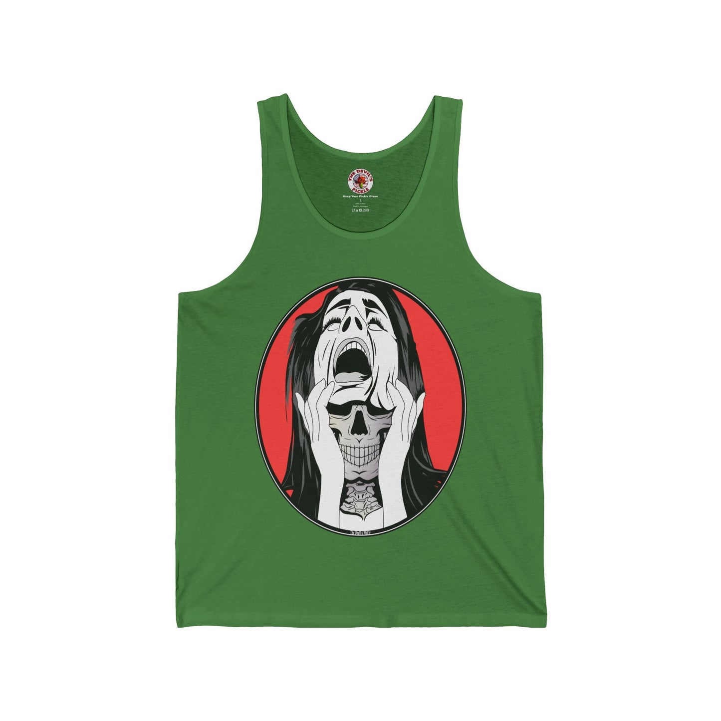 Skull Woman Tank Top The Devil's Pickle