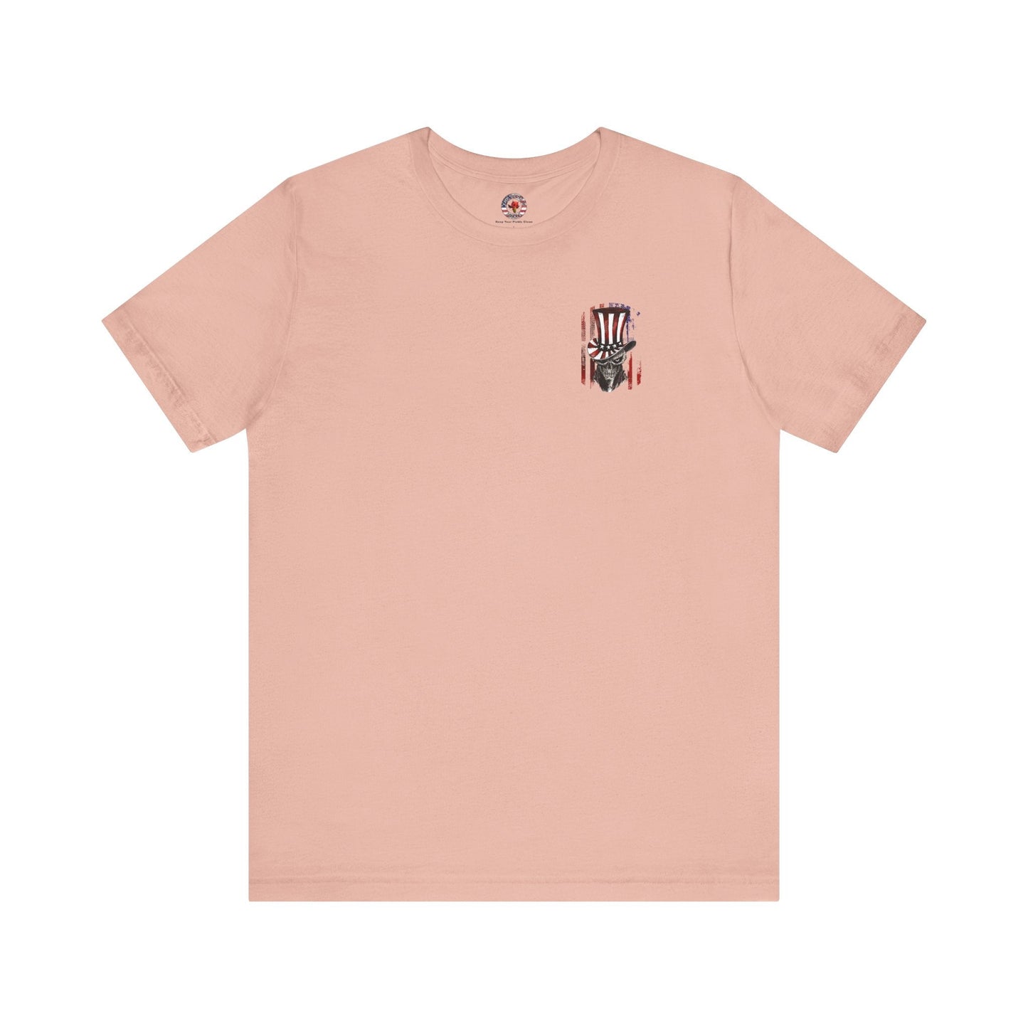 Patriotic Skull T-Shirt The Devil's Pickle