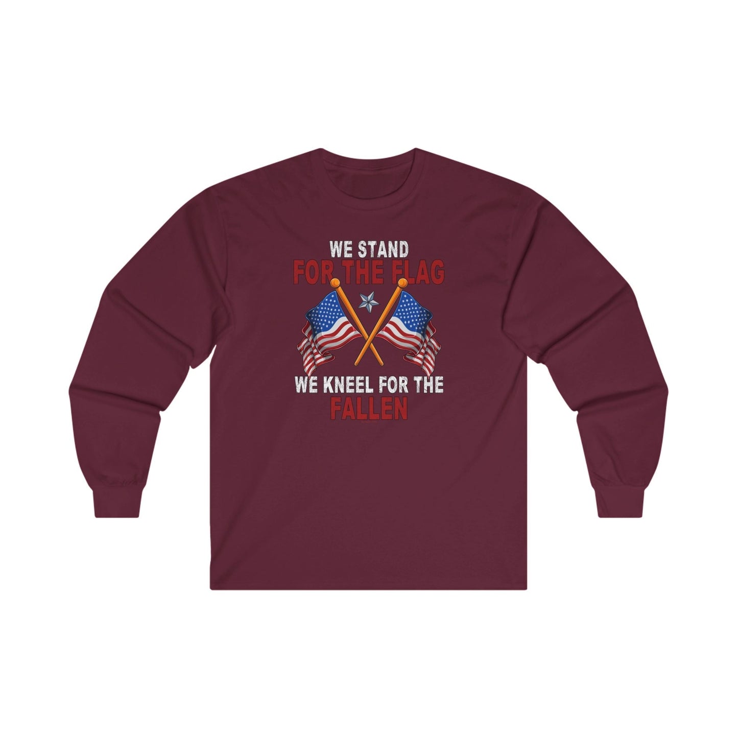 We Stand For The Flag Long Sleeve Tee The Devil's Pickle