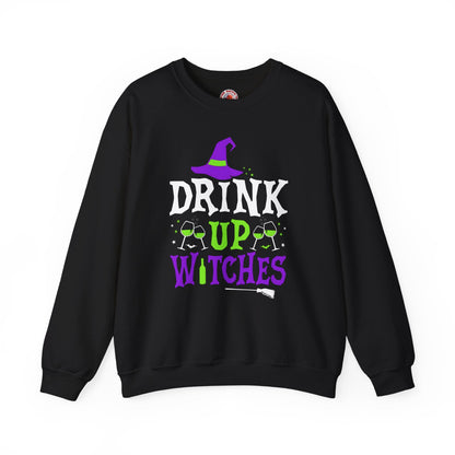 Drink Up Witches Crewneck Sweatshirt The Devil's Pickle