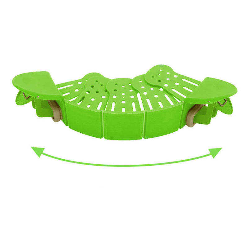 🍝 Universal Silicone Clip-On Pot Strainer SmartPursue™