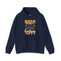 Beer Makes Me Happy Hooded Sweatshirt The Devil's Pickle