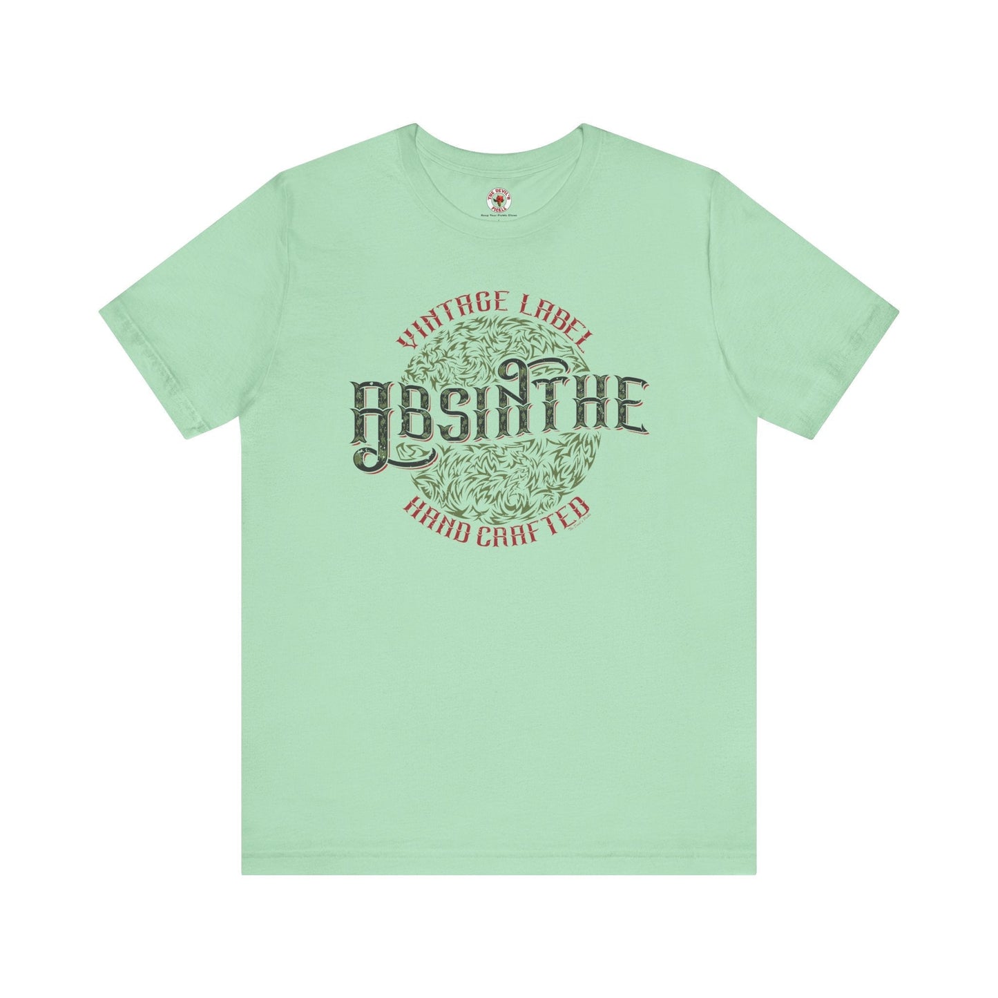 Vintage Label Absinthe T-Shirt The Devil's Pickle