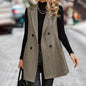 🖤 Women’s Sleeveless Blazer Vest – Trendy Business Casual FitiqueFit