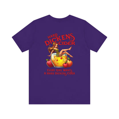 Hard Dickens Cider Front/Back T-Shirt The Devil's Pickle