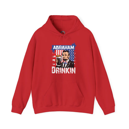 Abraham Drinking Hooded Sweatshirt The Devil's Pickle