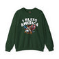 I Bless America Crewneck Sweatshirt The Devil's Pickle