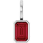 Platinum Lab-Grown Ruby Pendant Ethereal Legacy Boutiques