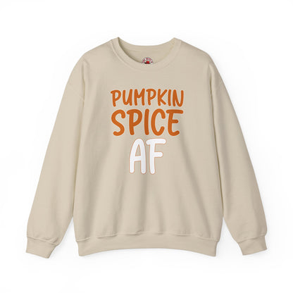 Pumpkin Spice AF Crewneck Sweatshirt The Devil's Pickle
