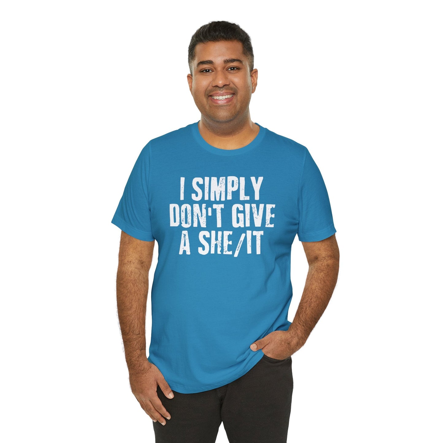 I Simply Don't Give A She/It T-Shirt The Devil's Pickle