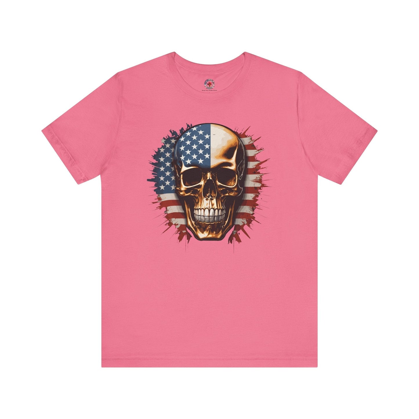 American Flag Skull T-Shirt The Devil's Pickle
