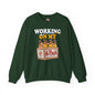 Working On My 6 Pack Crewneck Sweatshirt The Devil's Pickle