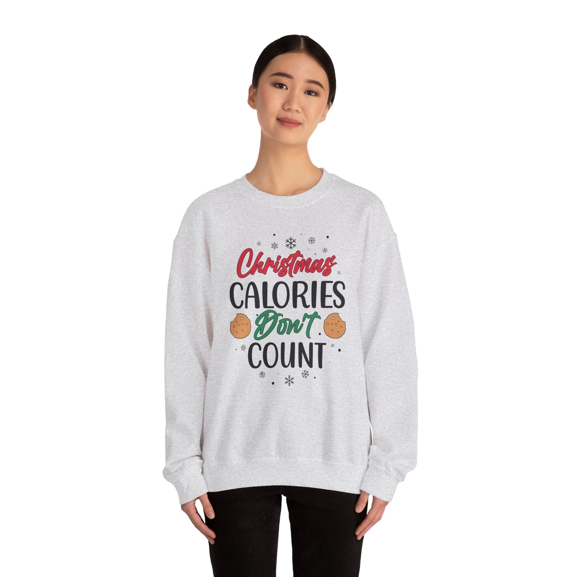 Christmas Calories Don't Count Crewneck Sweatshirt The Devil's Pickle
