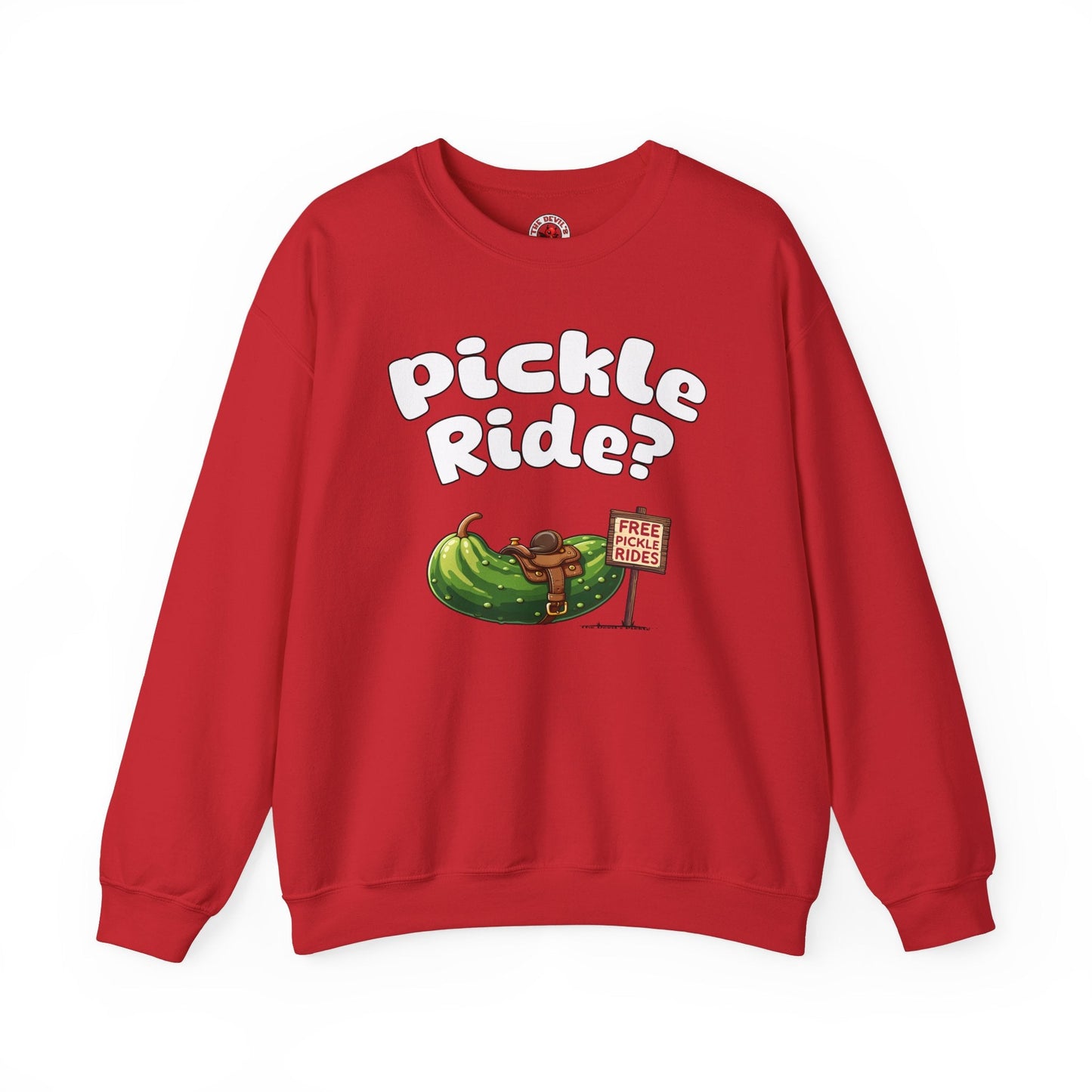 Pickle Ride Crewneck Sweatshirt The Devil's Pickle