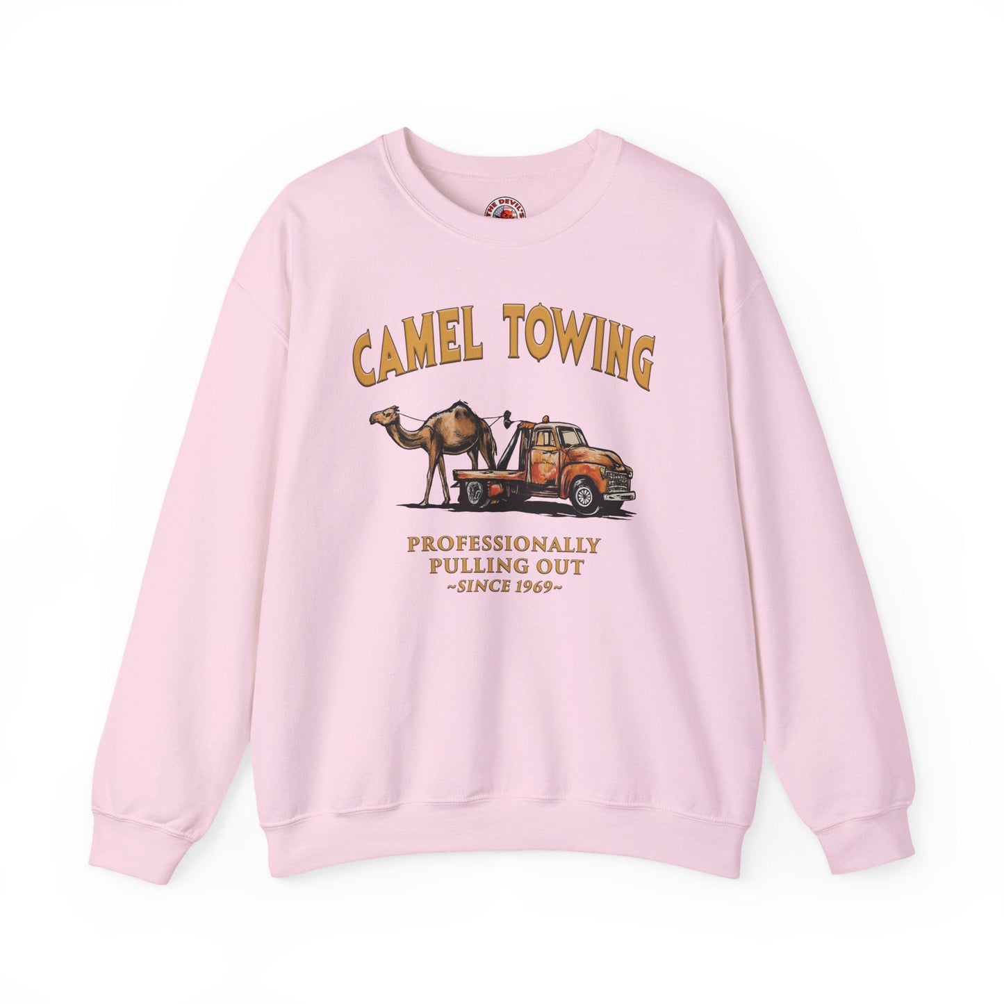 Camel Towing Crewneck Sweatshirt The Devil's Pickle
