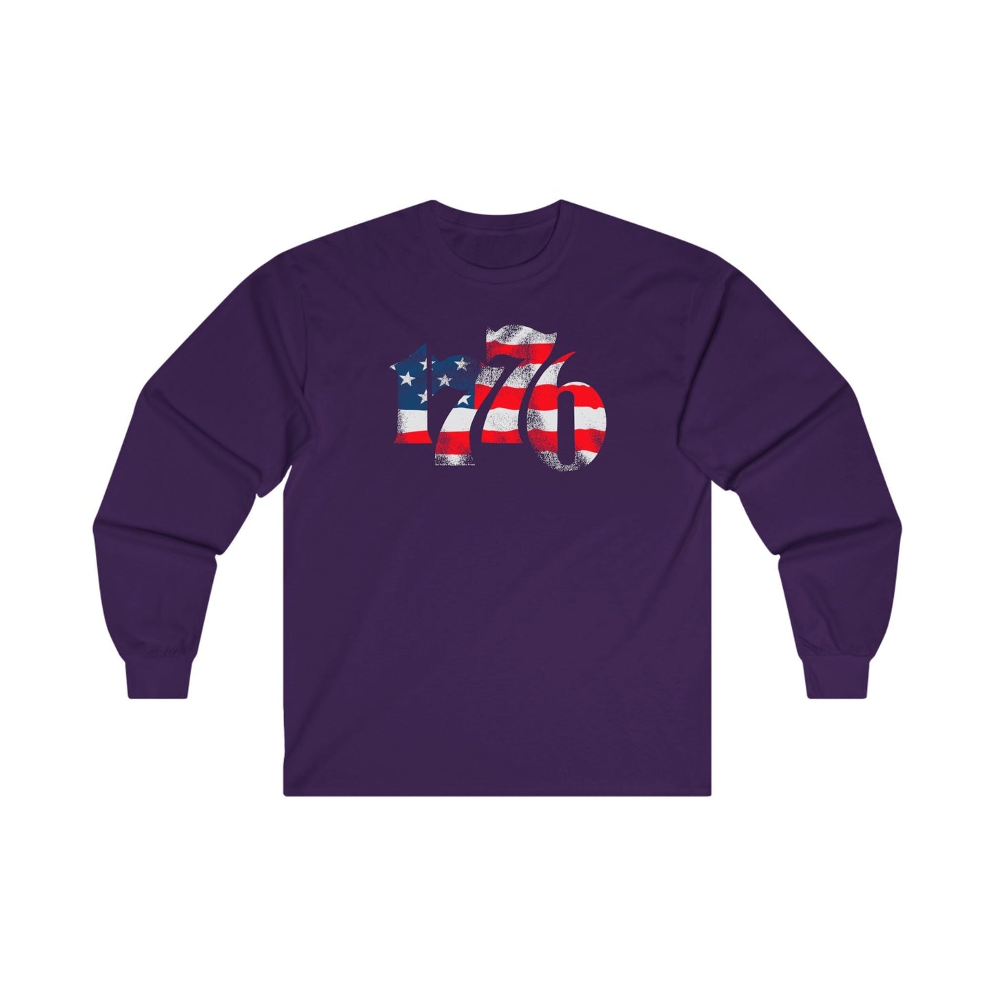 1776 American Flag Long Sleeve Tee The Devil's Pickle